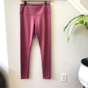 Zella Nordstrom’s Rack Pink full length high waist leggings size M